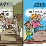 vignetta simpatica nota a scuola