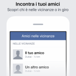 amici nelle vicinanze facebook
